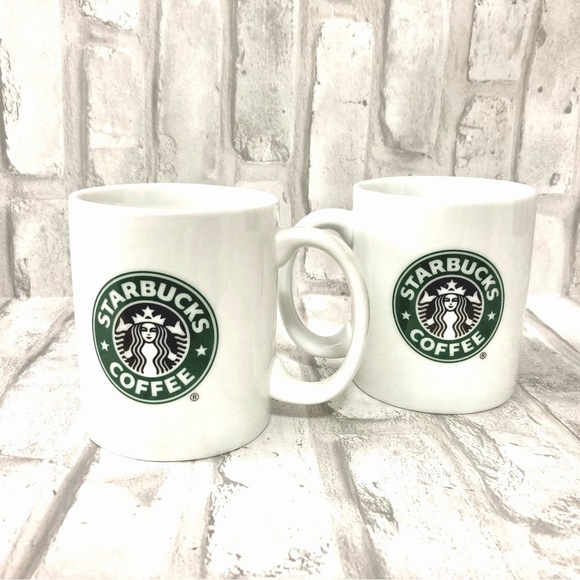 Starbucks Coffee Mug Mermaid Logo Set of 2 - Picture 2 of 4